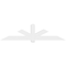 Ekena Millwork Kennewick Architectural Grade PVC Gable Bracket, 96"W x 24"H x 4"D x 6"F, 6/12 Pitch GBP096X24X0406KEN00 - alternate 4